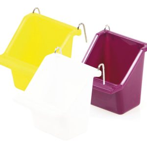 Godet à suspendre en plastique, moyen 9x8x8.5cm, 100ml