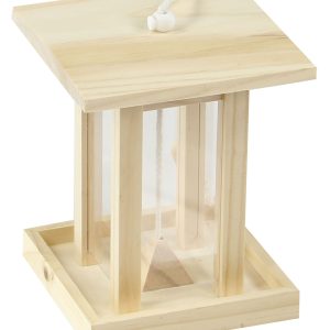swisspet Maison en bois p.oiseaux 15x15x21cm