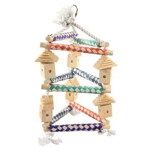 swisspet Jouet p.oiseaux Triangle 17x17x37cm