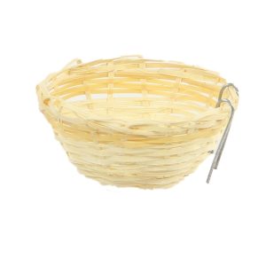 Nid pour canaris, en osier, d=10cm