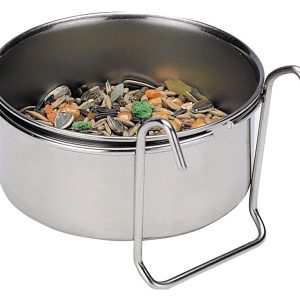 swisspet écuelle en acier 0.6l à suspendre