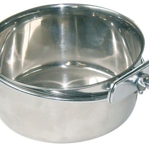 swisspet écuelle en acier 0.6L avec fixation pour visser