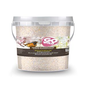 GoWild Graines p.oiseaux sauvages 2,5kg Seau 5l, sans coquilles nourri.à l`année