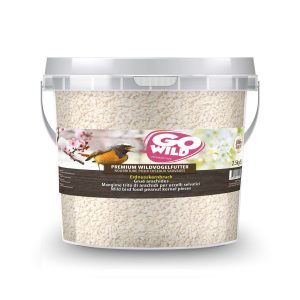 Gru arachide p.oiseaux sauvages, 2.5kg GoWild Seau 5l, nourriture à l`année