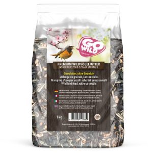 GoWild Aliment p.oiseaux sauvages 1kg sans céréales, pour toute l`année