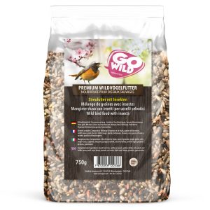 GoWild Aliment avec insectes 750g oiseaux sauvages- pour toute l`année