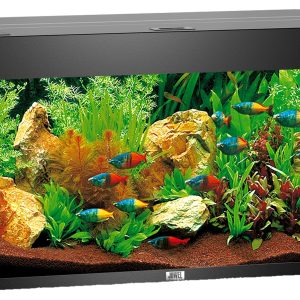 Juwel Aquarium Rio 180 101x41x50cm noir 180L,2x17W LED,Filt. 600L/h,chauf 200W