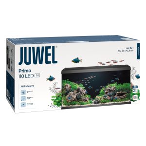 Juwel Aquarium Primo 110 LED, noir, 2.0 81x36x43cm,ca.110L,1x10.5W,filtre 500L/h