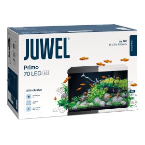 Juwel Aquarium Primo 70 LED 2.0, blanc 61x31x44cm, env. 70L, 1x8W, filtre 300L/