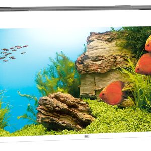 Juwel Aquarium Rio 400,151x51x66cm,blanc 450L,2x23W LED,fil. 1000L/h,chauf 300W
