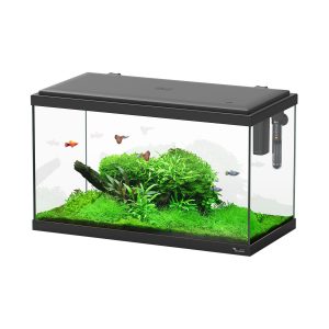 Aquarium Explorer Paris 60 LED, noir 57L,1x14W, chauffage 50W, filtre 300L/h