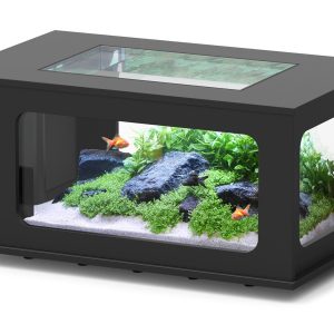 AQTL Aquatable 100x63x51.5cm,177l, noir 177l,2x28W,chauffage 200W, filtre 650L/h