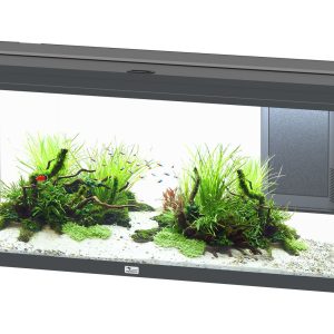 AQTL Volga 240, 122.5x42.7x55.5cm, gris 240L,1x52W, chauffage 200W filtre 650L/h