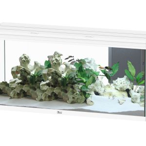 AQTL Volga 450, 152.5x52.7x67.7cm,blanc 450L,2x60W, chauffage 300W filtre 810L/h