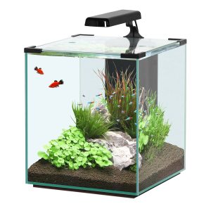 AQTL Nano Cubic 40, 32.5x35.5x45cm noir 36L,1x6W, chauffage 50W, filtrer 301L/h