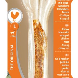 8em1 os à mâcher Strong L 1pcs. 160g Os à mâcher av. viande de poulet