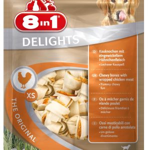 8en1 Delights paquet XS 21pcs. 252g Os à mâcher comme encas