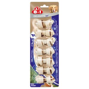 8en1 Delights Beef XS 7pcs. 84g os à mâcher comme encas