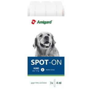 Amigard Spot-on chien,>15kg, 3x4ml