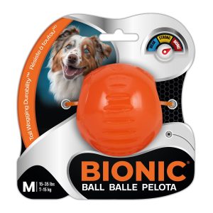 Bionic Ball Gr. M 13x6.1x13cm Orange, für Hunde von 7-15kg