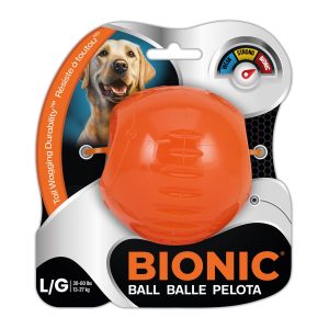 Bionic Ball Gr. L 13x7.5x15cm Orange, für Hunde von 13-27kg