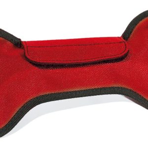 Os p.snacks p.chien p.entraînement d.eau 22x11cm. rouge