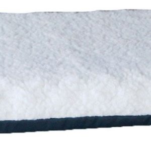 Coussin p.chiens & chats Odessa XL 59x81cm. blanc/noir