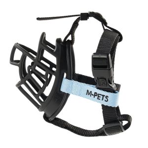 M-Pets Maulkorb XXL, 22x19x9cm sw+blau