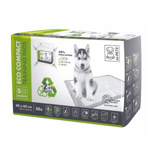 M-Pets Coussinets d'entraînement compact blancs, 60 x 60 cm