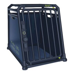 4pets Autobox PRO noir 2,M,Einzelbox Alu 54.5x83.5x66cm, maximale Ladung 30kg