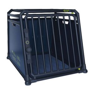 4pets Autobox PRO noir 3,M,Einzelbox Alu 68x83.5x66cm, maximale Ladung 40kg