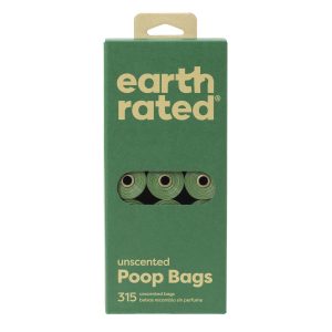 Earth Rated Sachet crottes 315pcs. sans odeur, 21 rouleaux à 15 sachets