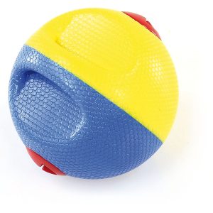 Balle de nourriture Björn a.son L=12.5cm bleue/jaune, Non Toxic matériel
