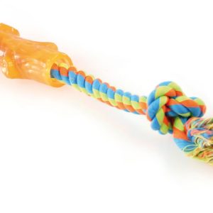 Play Stick a.corde colorée L=40cm orange Non Toxic matériel