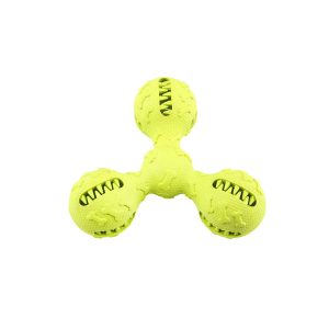 Denta-Rub Tribone, vert L=14cm Jouets p.chiens, matériau non toxique