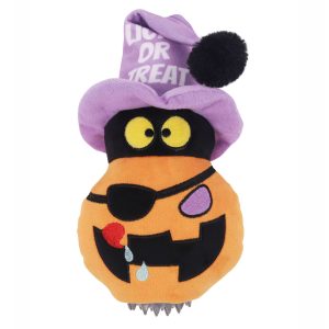 M-Pets Jouet pour chien Citrouille de friandises, 13 x 9 x 23,5 cm