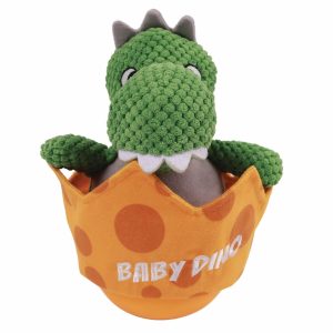 M-Pets Jouet pour chien Tumbler Dino orange, 27 x 17,5 x 12 cm