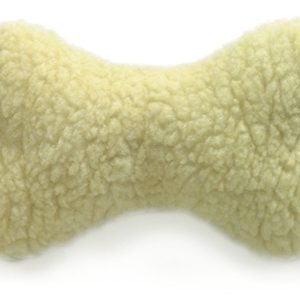 Os en pelage d agneau avec couic, 16cm en peau d agneau artificielle