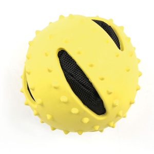 Jouet p.chiens Joy-Balle D=9.5cm jaune jaune et noire swisspet