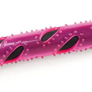 Jouet p.chiens Joy-Stick L=30cm rouge rouge et noir D=4.5cm/L=30cm, swisspet