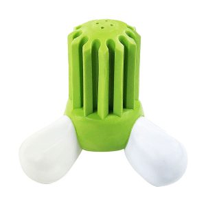 Jouet p.chiens Denta-Play Grom, S, 11.7x11.7x10cm vert+blanc swisspet