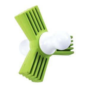 Jouet p.chiens Denta-Play Penta, S 13.5x13.5x13cm vert+blanc swisspet