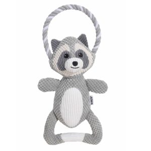 M-Pets Jouet pour chien Raton laveur, 35 x 19 x 8 cm