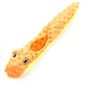 swisspet Nubbino serpent peluche S orang 8.5x4.5x44cm avec couinement