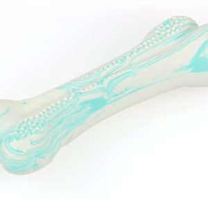 Dental Os au goût menthe L L=18.5cm bleu/blanc, plastique dûr&antimicrobes