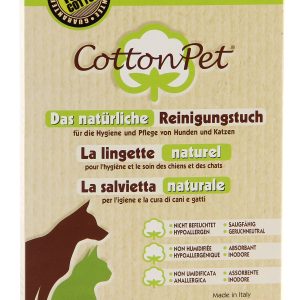 CottonPet Lingettes POCKET, 48 pcs. 15x20cm, 100% coton