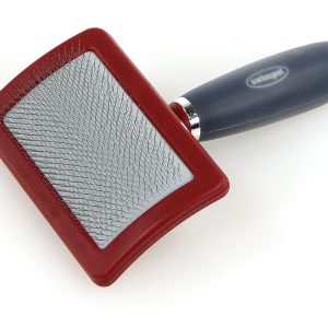 ComfortLine grande cadre, rouge/noir poignée-silicone,L=20cm,av.peigne-netto.