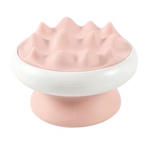 M-Pets Peigne de massage, rose dents grossières, 8 x H 5,4 cm