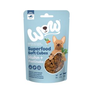 WOW Soft Cubes de poulet aux panais 150g Superfood friandises molles
