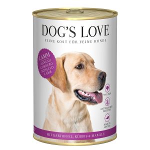 DOG`s LOVE agneau&pomdt&citroe&abri 400g Aliment complet humide Adult can